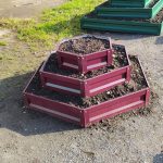 Клумба трехъярусная шестигранная цветная — изображение 5